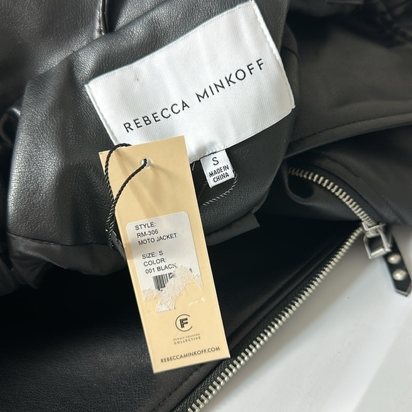 Rebecca Minkoff Moto‎ Jacket Small NWT - Picture 6 of 7